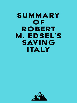 cover image of Summary of Robert M. Edsel's Saving Italy